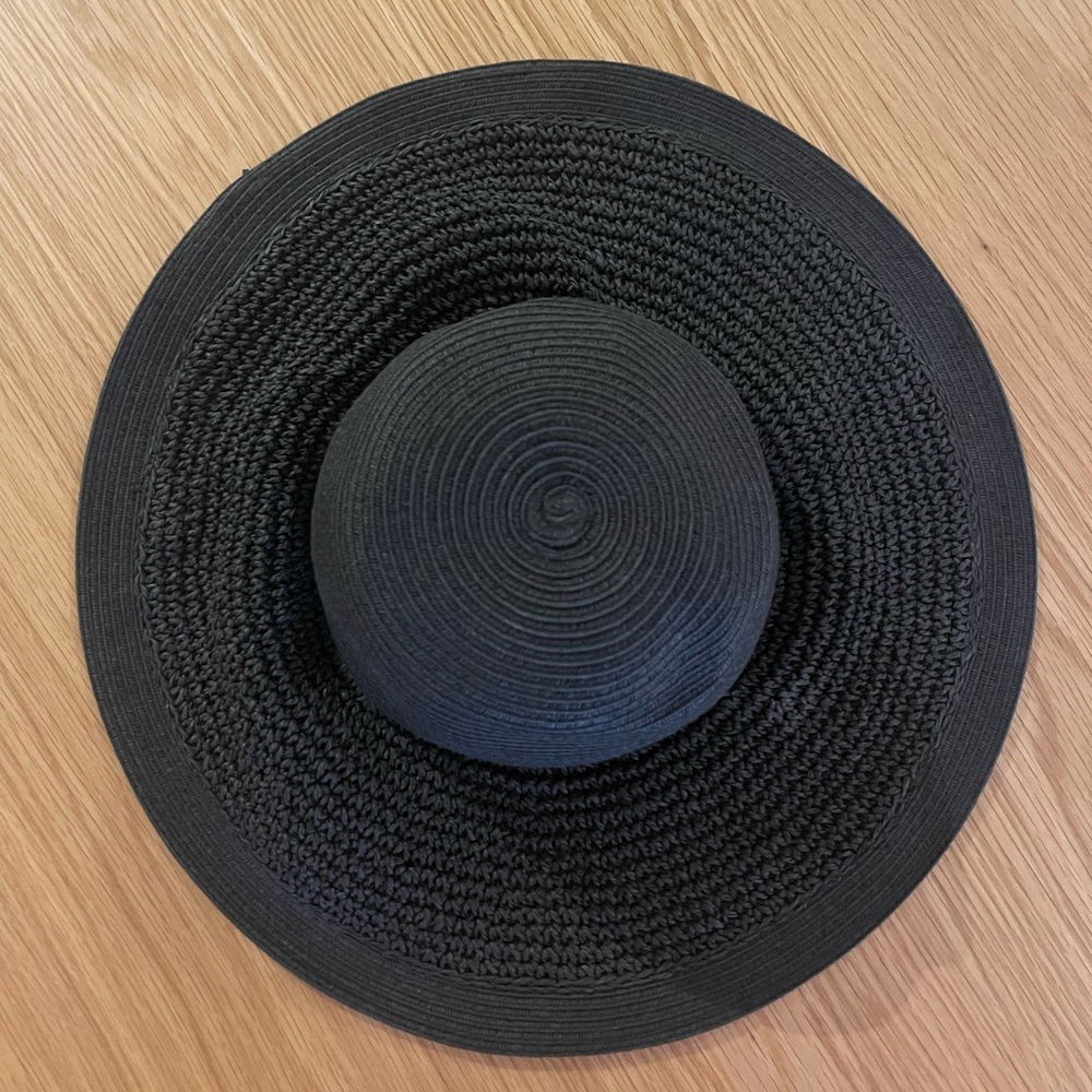 J. Crew Black Sun Hat